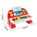 PIANO 28X18,5X19CM WITH SOUND & LIGHT LUNA