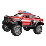 FIRE RESCUE CAR SET 36,5X14X18,5CM WITH SOUND & LIGHT LUNA