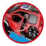 FIRE RESCUE CAR SET 36,5X14X18,5CM WITH SOUND & LIGHT LUNA