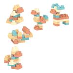 SOFT BLOCKS 32PCS 24X24X32CM BLUE LUNA