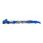 TRUCK BLUE WITH 3 METALLIC CARS 27X7,5X17,5CM LUNA