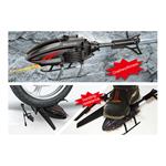 REMOTE CONTROL HELICOPTER 43X7,5X16,7CM BLACK LUNA