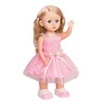 LITTLE GIRL DOLL INTERACTIVE 36CM WITH MOVES & SOUND 2DES LUNA