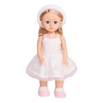LITTLE GIRL DOLL INTERACTIVE 36CM WITH MOVES & SOUND 2DES LUNA