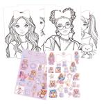 ΣΕΤ ΖΩΓΡΑΦΙΚΗΣ 16 ΦΥΛΛΑ ΜΕ ΑΥΤΟΚΟΛΛΗΤΑ 21X29,5ΕΚ GLAMMY GLOSS