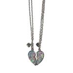 NECKLACE FRIENSHIP HEART WITH MAGNET GLAMMY GLOSS
