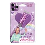 LIP GLOSS SHIMMER WITH CELL PHONE ACCESSORY GLAMMY GLOSS