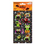 Halloween Stickers Puffy The Littlies 10x22cm. 12 Designs