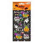 Halloween Stickers Puffy The Littlies 10x22cm. 12 Designs