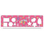 PAINTING BLOCK THE LITTLIES GIRL 23X33 40SH  STICKERS-STENCIL-2 COLORING PG  2DESIGNS.