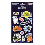 HALLOWEEN PUFFY STICKERS 14X26CM 4DESIGNS