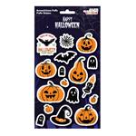 HALLOWEEN PUFFY STICKERS 14X26CM 4DESIGNS