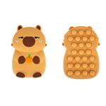 SHOULDER BAG 10X4,5X14CM KAZURA CAPYBARA