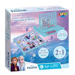 Table Board Game 4 In A Row & Snakes Disney Frozen 29x29x6cm.