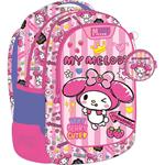 ΤΣΑΝΤΑ ΠΛΑΤΗΣ 32Χ18Χ43ΕΚ 3ΘΗΚΕΣ MY MELODY PINK BOW