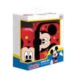 LUNCH BOX PP 800ML & WATER CANTEEN ALUMINIUM 500ML SET MICKEY