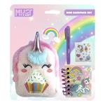 STATIONERY MINI BACKPACK SET 6PCS MUST TEAM UNICORN