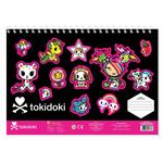 PAINTING BLOCK TOKIDOKI 23X33 40SH STICKERS