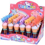 BUBBLE STICK UNICORN 5X18CM 6DES LUNA