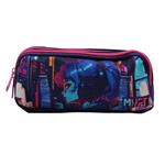 School Barrel Pencil Case Must Team Girl 2 Zippers