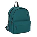 BACKPACK MUST TEAM MONOCHROME CLASSIC 32X19X42CM DOUBLE POCKET GREEN
