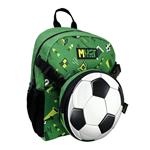School Backpack Kindergarten Must Team Football 1 Case with Detachable Waist and Shoulder Bag