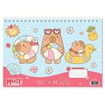 PAINTING BLOCK MUST TEAM A4 30SH 2DES CAPYBARA