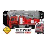 REMOTE CONTROLLED FIRE RESCUE TRUCK 1:16 29,5X10,8X16CM WITH LIGHT LUNA TOYS