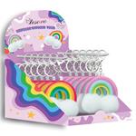 KEYCHAIN RAINBOW 9X9 2DES TESORO