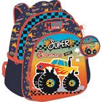 ΤΣΑΝΤΑ ΠΛΑΤΗΣ ΝΗΠΙΟΥ MUST TEAM 27Χ10Χ31ΕΚ 2ΘΗΚΕΣ MONSTER CAR