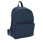 BACKPACK MUST TEAM MONOCHROME CLASSIC 32X17X42CM SINGLE POCKET BLUE WITH LIGHT BLUE