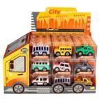 PULL BACK DIE CAST VEHICLE 6X3,5X3,5CM 8DES LUNA