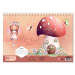 PAINTING BLOCK MUST TEAM 23X33CM 40SH  STICKERS-STENCIL-2 COLORING PG  2DESIGNS GIRL 2