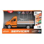 ROADWORKS VEHICLE FRICTION 1:16 32X11,5X18,5CM WITH SOUND & LIGHT LUNA