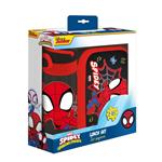 LUNCH BOX PP 800ML & WATER CANTEEN PP 500ML SET SPIDEY