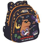 BACKPACK MUST TEAM 27X10X31CM 2CASES CAPYBARA