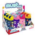 Water Canteen Must 450ml Stainless Steel 7.5x17 4 Designs