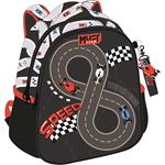 BACKPACK MUST TEAM 27X10X31CM 2CASES RACING CARS