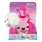 PLUSH DOG WITH ACCESSORIES IN BAG 5PCS 23,5X13X28CM 2DES LUNA