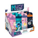 VACUUM FLASK STAINLESS STEEL 500ML WITH STRAW 8X22CM MUST TEAM 4DES