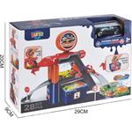 PARKING LOT WITH 1 METALLIC CAR CHANGING COLOR 30X9X19CM LUNA TOYS