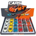 METALLIC VEHICLE PULL BACK 1:43 AND OPENING DOORS 6COL LUNA