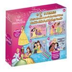 COLORING PUZZLE 4 IN 1 WITH COLORING PENCILS DISNEY PRINCESS