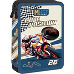 Σχολική Κασετίνα Διπλή Γεμάτη Must Team Pole Position