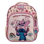 School Backpack Kindergarten Disney Stitch - Angel You Are My Favourite Must Team 2 Compartments