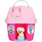 BRICKS IN A HOUSE 16PCS PINK 24X17,5X26CM LUNA