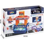 PARKING LOT LUNA TOYS WITH 1 METALLIC CAR CHANGING COLOR 30X9X19CM