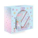 LUNCH BOX PP 850ML & WATER CANTEEN PP 400ML WITH SPOON & FORK SET MUST TEAM NIGHT FAIRY