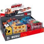 TRANSPORTATION TRUCK WITH 1 CAR METALLIC 6COL LUNA