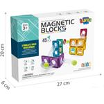 MAGNETIC BRICKS 45PCS 27X6X20CM LUNA